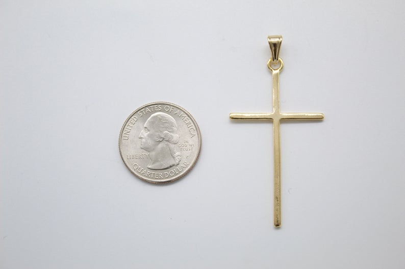 Classic Cross Charm Pendant (A113)-2