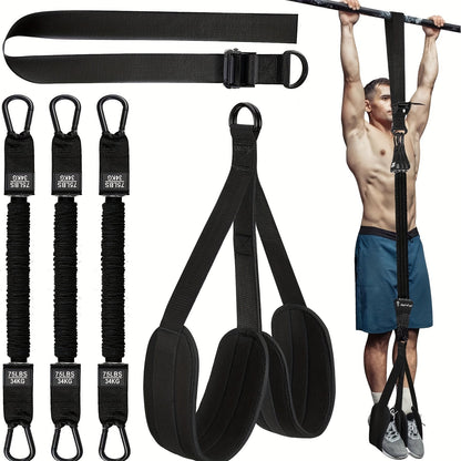 5-Pack Adjustable Pull-Up Resistance Bands Set-0